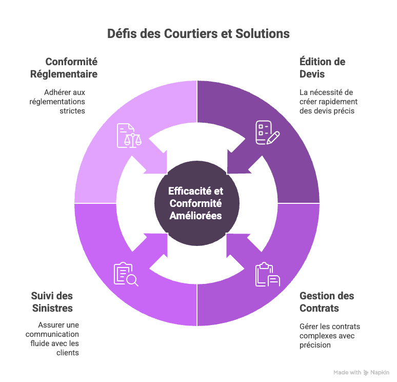 defis des courtiers et solutions